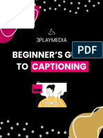 Beginner's Guide To Captioning (2021)