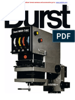 Durst M805 Enlarger Brochure