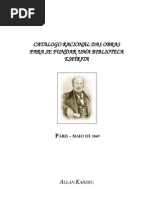 AKardec - Catal. Rac. Das Obras Para Se Fundar Uma Bibl. Espirita