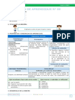 Sesiones de Aprendizaje - EDA V Semana 2 - Editora Quipus Perú