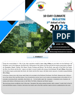 10 Day Climate Bulletin N°20