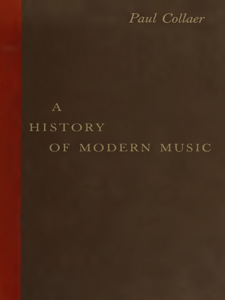 Collaer Paul A History of Modern Music | PDF | Concerto | Symphony