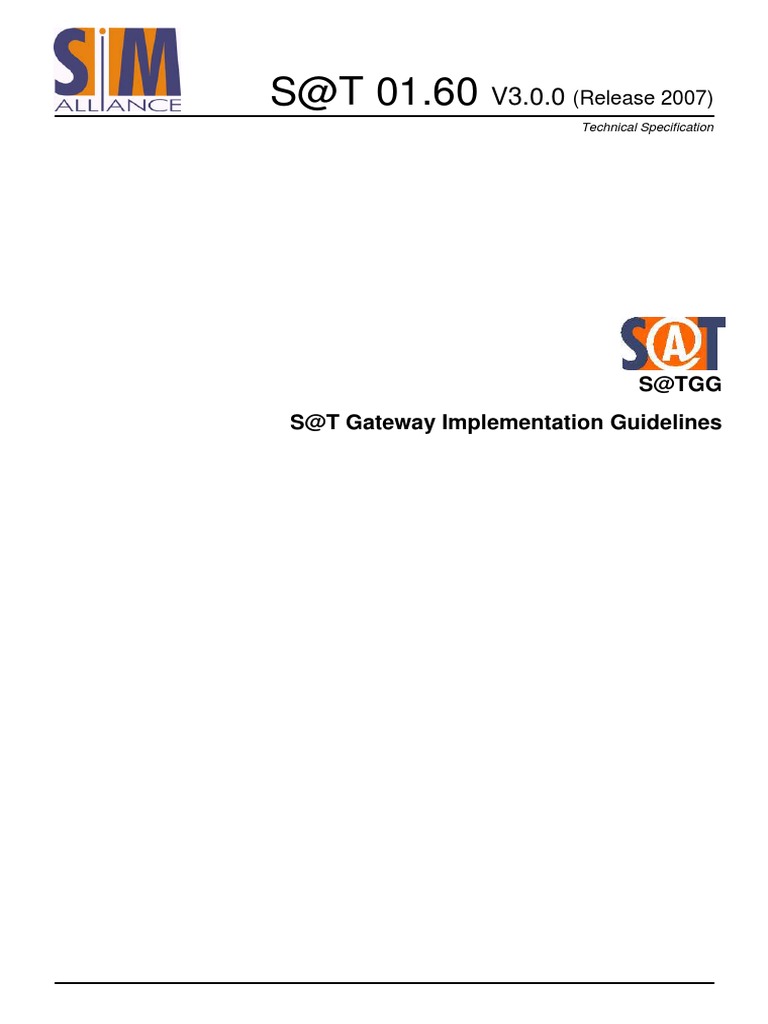 S@T Gateway Implementation Guide | PDF | Xml | Variable (Computer Science)