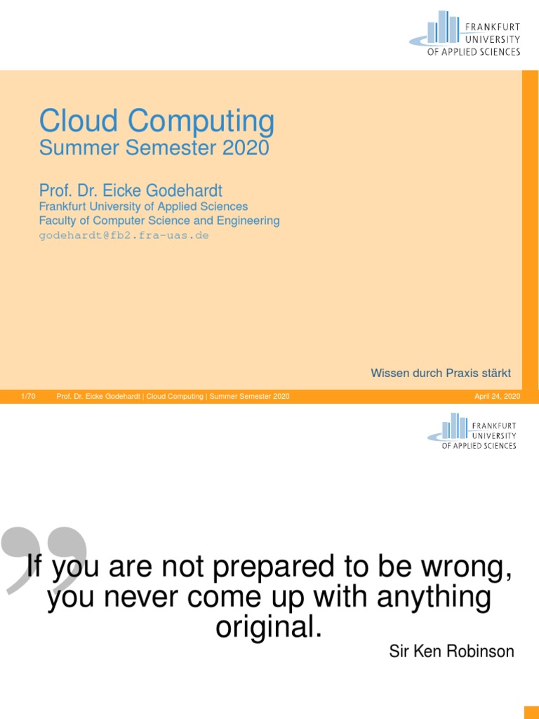 Cloud Computing Course Overview | PDF