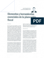 Elementos y Herramientas Esenciales de La Planeación Fiscal