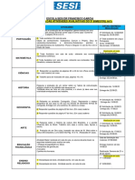 Cronograma - 4º Ano para Agenda 4 Ano