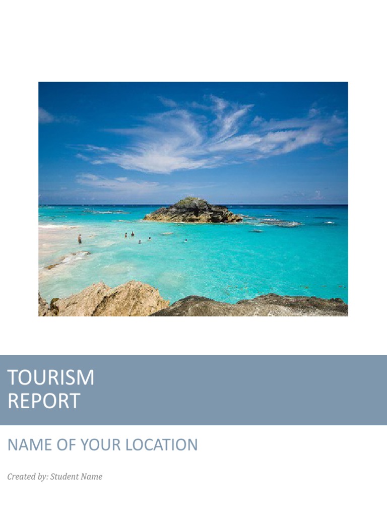 Comprehensive Tourism Report Template | PDF | Restaurants | Tourism