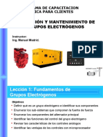 Operación y Mantenimiento Grupo Elecrógenos Control Mebay