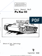 Preliminary Report No 5 Pz Kw III 1942