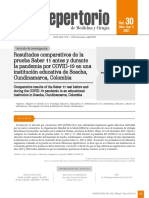 Resultados Comparativos de La: de Medicina y Cirugía