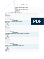 Introduction To Multimedia Final Exam Answer