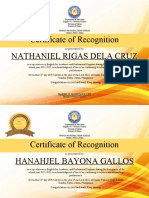 Certificate of Appreciation For Top Achievers EAPP