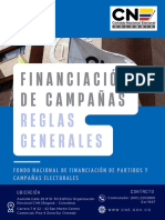 Cartilla Azul - Financiación de Campañas 2023