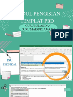 Modul Pengisian Templat PBD