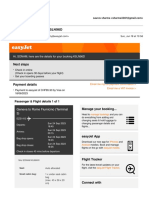 EasyJet Booking Reference K5LN96D