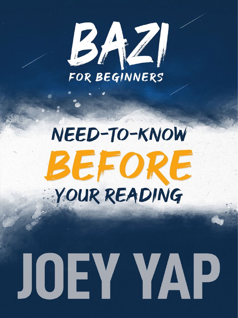 BaZi Beginner Need To Know Before Reading 2 PDF Copyright