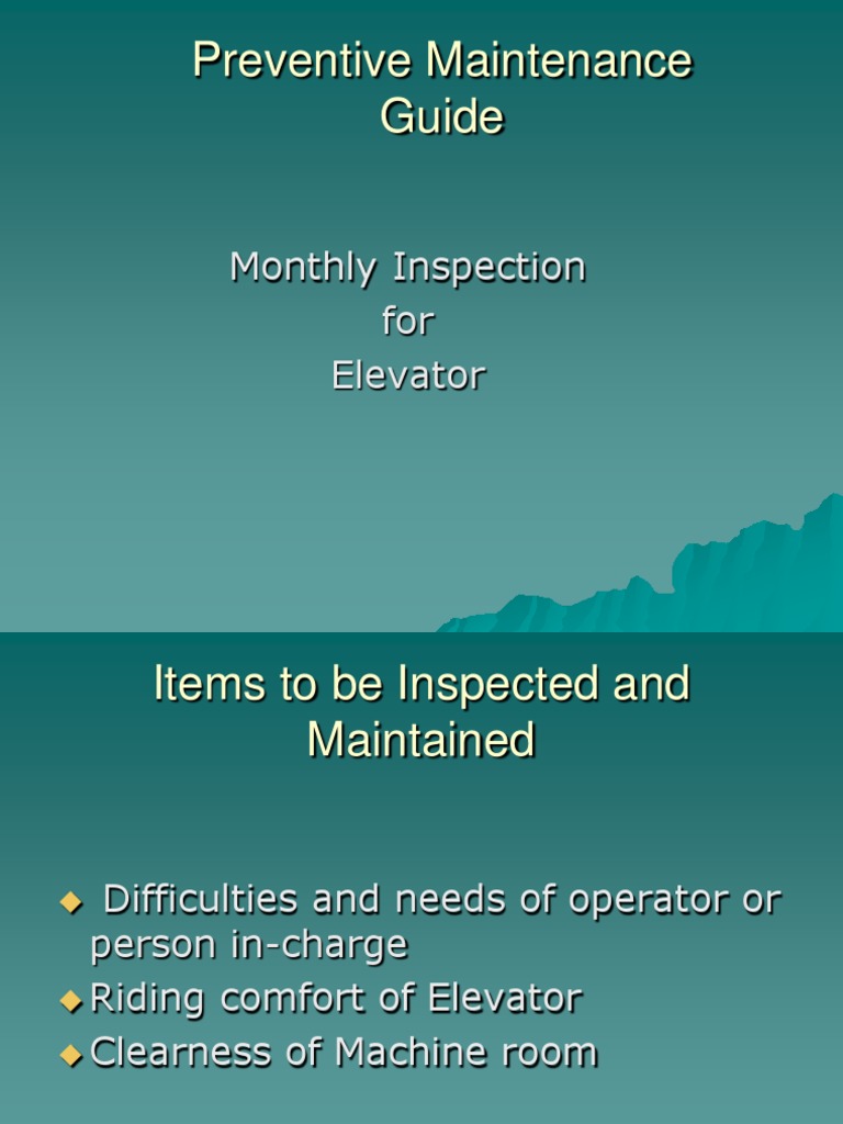Hyundai Elevator Maintenance Guide | PDF | Elevator | Switch