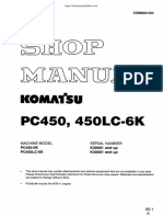 Komatsu PC450-6K - PC450LC-6K - K30001 Shop Manual