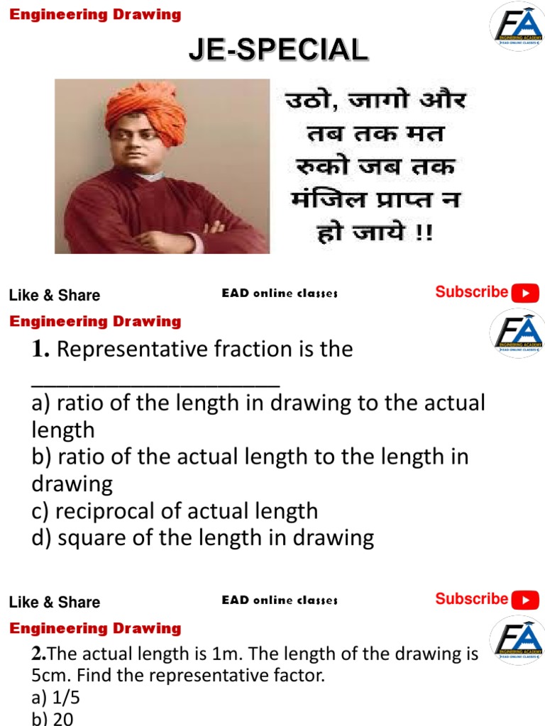 Engineering Drawing Questions PDF Metrology Mathematics