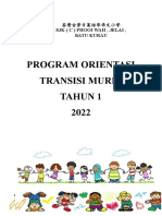 Kertas Kerja Program Transisi Tahun 1 2022