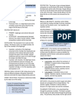 MEDSRUG Respiratory System Notes