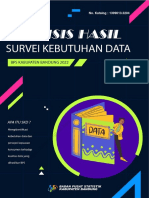 Analisis Hasil Survei Kebutuhan Data BPS Kabupaten Bandung 2022