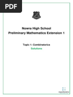 Combinatorics Student Booklet - Solutions