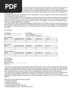 Job Order Costing