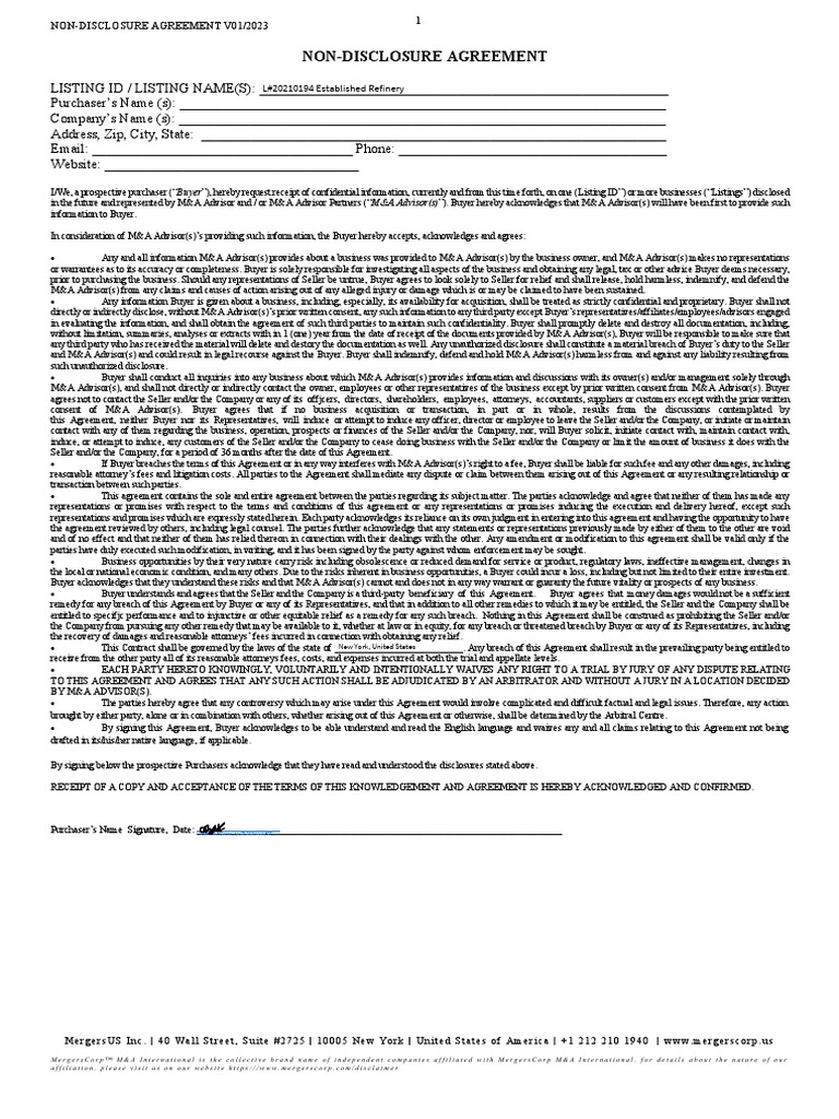 Established Refinery Encrypted | PDF
