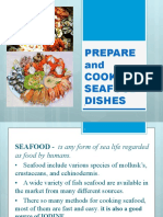 Prepare and Cook Seafood Dishes