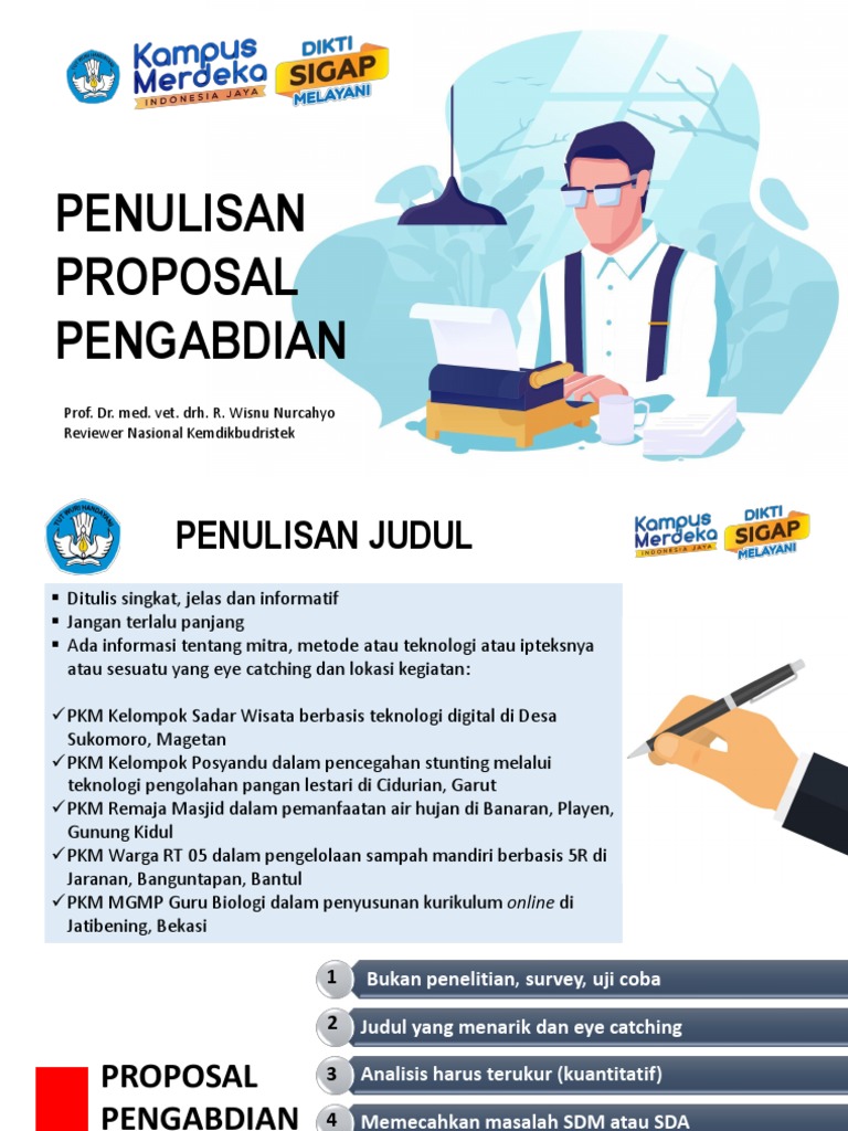 Panduan Penulisan Proposal PKM | PDF