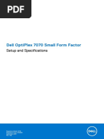 Optiplex 7070 Desktop - Owners Manual2 - en Us