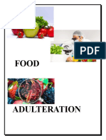 Adulteration in Daily Food Stuffs Chem Project 12D-2
