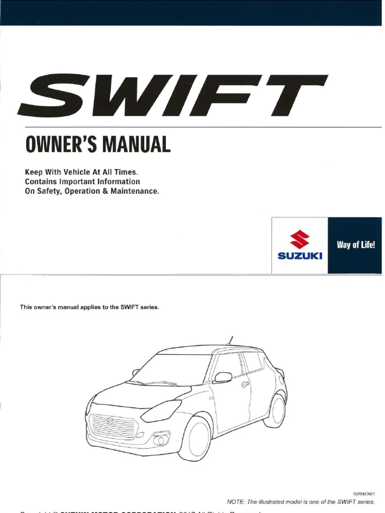 1999 SUZUKI SWIFT OWNERS MANUAL PDF visual data 6