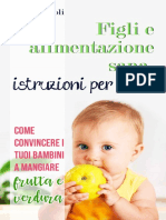 Figli e Alimentazione Sana (Italian Edition)
