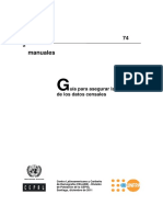 Guia para Asegurar La Calidad Datos Censales (CEPAL 2011)