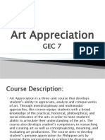 Art Appreciation LESSON 1