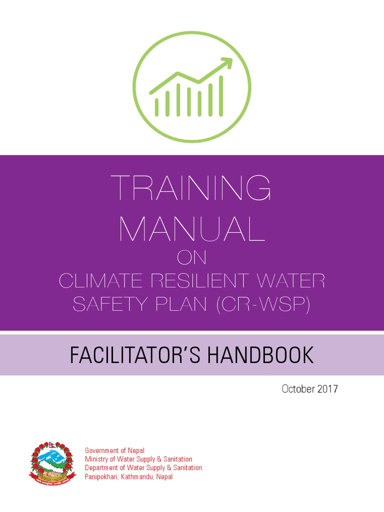 Training Manual On Climate Resilient Water Safety Plan PDF Drinking Water Water Quality