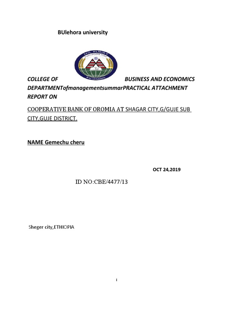 CBO Attachement (1) - 1-1 | PDF | Cash | Banks
