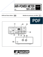 sx-200 SWR Bridge Manual