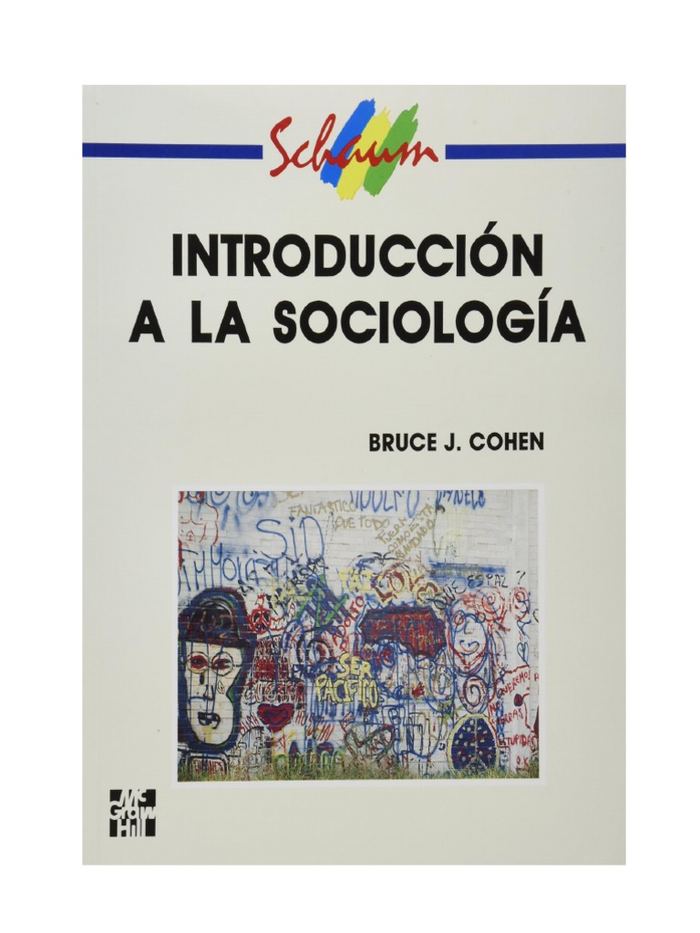 Libro Bruce J. Cohen Introducción A La Sociología PDF