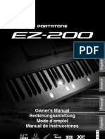 Manual Teclado Yamaha