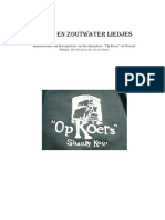 Songbook - Zoet en Zoutwater de Koers