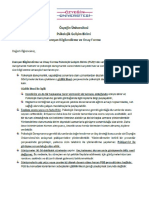 ÖzÜ Psikolojik Gelişim Birimi Onay Formu 2022-2023