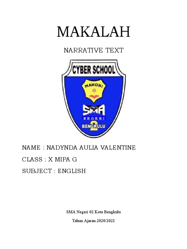 Makalah narrative text nadynda pdf narrative cinderella