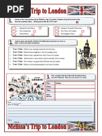 Melissas Trip To London Tests Writing Creative Writing Tasks - 75596