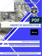 THEORY OF ARCHITECTURE 2