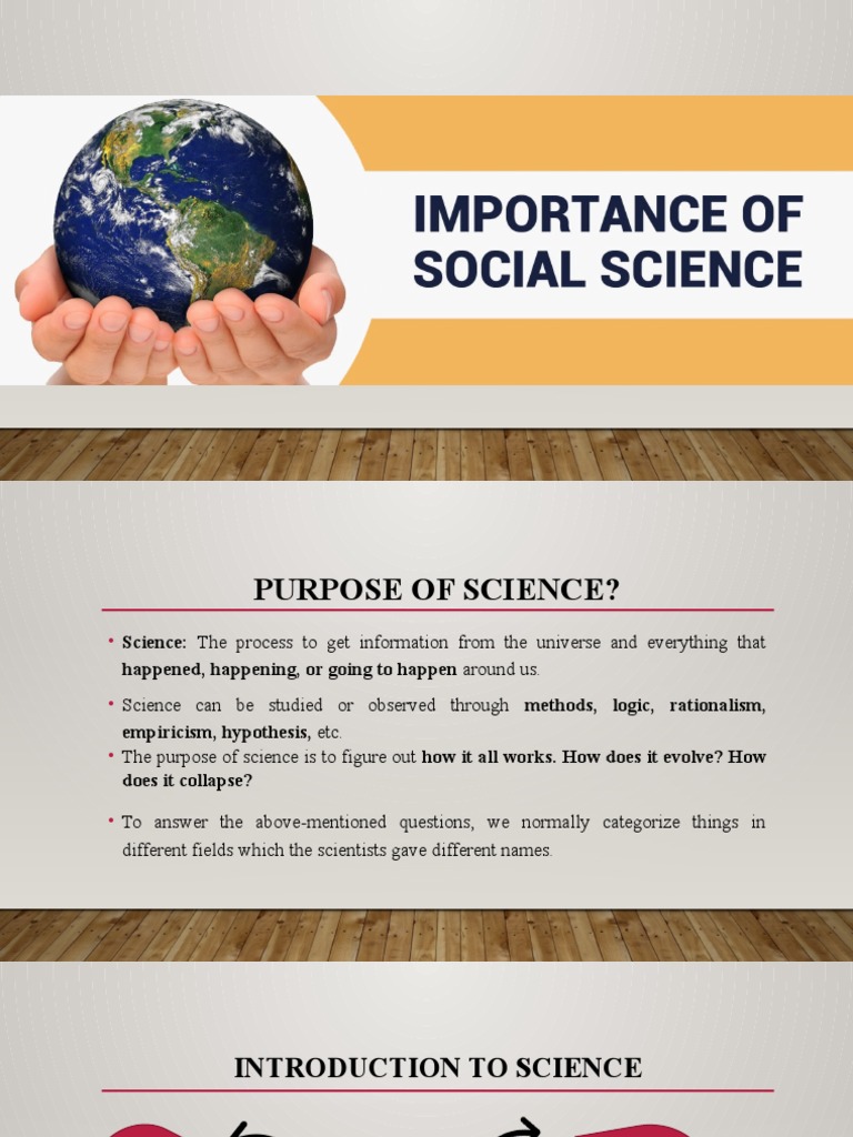 Importance of social sciences pdf science social sciences
