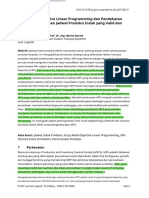 Fuzzy Multi-Objective Linear Programming and Simulation Approach To The Development of Valid and Realistic Master Production Schedule - En.id