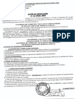 CDC Controle de Voirie Des Travaux Aménagement Boulevard KAIDI + Lettre de Consultation